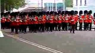 Trooping the Colour rehearsal May 2008  march off [upl. by Leiad198]