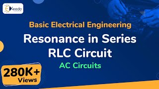 Resonance in Series RLC Circuit  AC Circuits  Basic Electrical Engineering [upl. by Chaker]