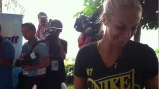 Ana Ivanovic amp Sabine Lisicki serve Thai kids with ice cream [upl. by Hotze]