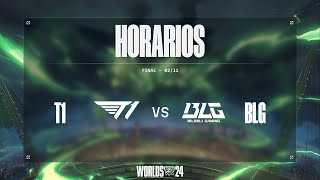 GRAN FINAL  T1 VS BLG  WORLDS 2024  LEAGUE OF LEGENDS [upl. by Latt233]