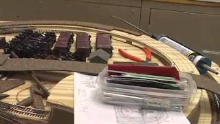 Model railroad video Building the Virginian Ry video journal track tips [upl. by Avelin]