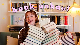 HUGE BOOK UNHAUL 60 books new year new me lol [upl. by Haze219]