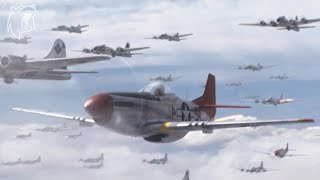 P51 Mustang Vs Me 262 Red Tails guerra batallas history [upl. by Dahij]