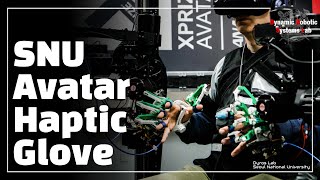 IROS2024 SNUAvatar Haptic Glove Novel Modularized Haptic Glove viaTrigonometric SEA [upl. by Atteirneh]