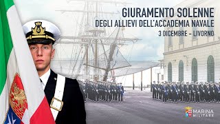 Giuramento solenne degli Allievi dell Accademia Navale di Livorno [upl. by Lida]