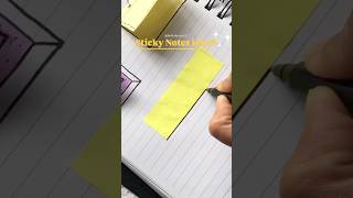 Sticky notes 📝 ArtfulAnusha22 ytshortsyoutubeshortsshorts [upl. by Ronalda]