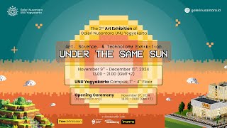 The 3rd Art Exhibition Of GALERI NUSANTARA UNU YOGYAKARTA  9 November 2024 [upl. by Schuyler470]