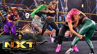 NXT Women’s Tag Team Title contenders brawl WWE NXT June 22 2021 [upl. by Aidil]