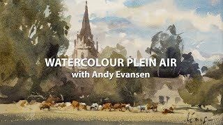 WATERCOLOUR PLEIN AIR with Andy Evansen [upl. by Alfonse424]