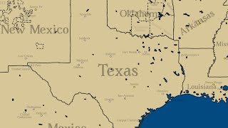 Texan War Fictional Mapping [upl. by Anaidiriv138]