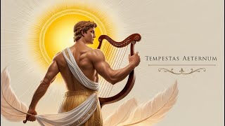 Tempestas Aeternum Eternal Storm  Apollo’s Song  Lyric Video with Latin amp Greek Mythology [upl. by Larrej591]