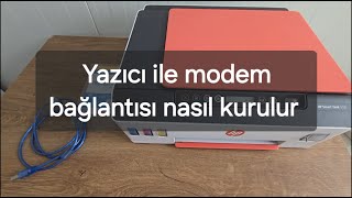 Hp smart 510 serisi yazıcılar nasıl modeme bağlanır  detaylı anlatım [upl. by Marchall715]