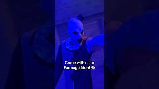 Farmageddon 👻 farmaggedon hauntedhouse scareactor halloweenevent halloween spookyseason art [upl. by Wilterdink747]