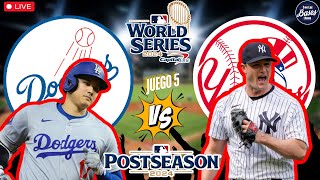 🚨 EN VIVO Serie Mundial 2024  Yankees vs Dodgers  Juego 5  Análisis y Reacciones ⚾🔥 [upl. by Enilrahc277]