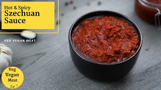 Authentic Szechuan Sauce Recipe  Homemade Schezwan Sauce Paste Recipe [upl. by Judsen]