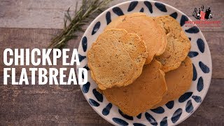 Chickpea Flatbread  Everyday Gourmet S6 E16 [upl. by Jamnis]