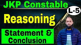 Lec05 Reasoning Statement amp Conclusion Syllogism or Ven Diagram JKP CONSTABLE [upl. by Nallad]