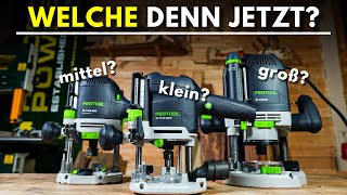 Festool Oberfräsen ENDLICH ERKLÄRT  OF1010 OF1400 OF2200 [upl. by Abihsot]