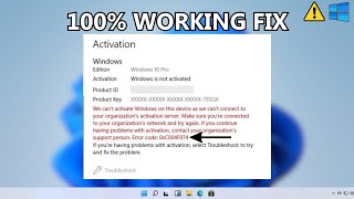 0xc004f074 Windows 11 Activation Error Fix 100 Working [upl. by Nil525]