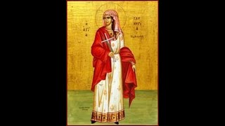 St Glyceria of Trajanopolis saints saintoftheday saintglyceria [upl. by Analaj]