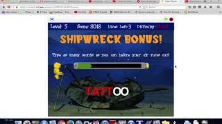 29060 The Highest Score in Typer Shark ADVENTURE Full Gameplay [upl. by Nilrac]