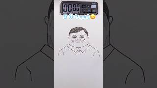 セルポ星人【ダンダダン】を5秒、10秒、1分、5分で描くDrawing Dandadan in 5sec10sec1mins5mins dandadan drawing shorts [upl. by Ailema]