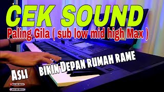 Cek Sound Satu persatu  Test Kick Drum low kendang Bass gitar Midle rhythm [upl. by Ahsenrad]