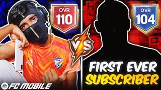 I Met My First Ever Subscriber for a H2H Battle  HE KNOWS ALL MY SECRETS   FC MOBILE [upl. by Sherrill]