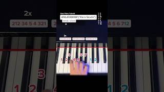 KARA SEVDA  Melody  Piano Tutorial pianotutorial learnpiano pianolessons easypiano karasevda [upl. by Pier]