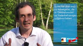 Interview zum Änderungsantrag des Teilzeit und Befristungsgesetzes  Norbert Kleinwächter AfD [upl. by Suvart]