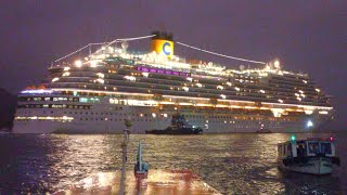 Costa Diadema saindo de Santos 21032022 [upl. by Nanor]