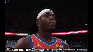 THUNDER at CLIPPERS  NBA 2K25 SIM  November 2 2024 [upl. by Adaven]