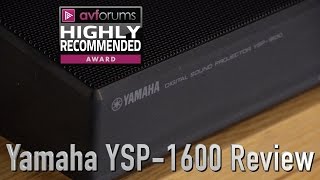 Yamaha YSP1600 Soundbar Review [upl. by Tomlinson]