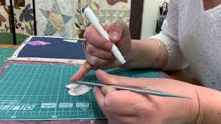 Comment faire de lappliqué rentré Patchwork SD 480 p [upl. by Leksehc569]