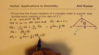 Prove that Centroid divides Medians in the ratio of 21 [upl. by Fulmer]