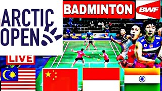 Arctic Open 2024 Live Badminton 2024  Badminton live round of 16 all court day5 live Score [upl. by Notlef]