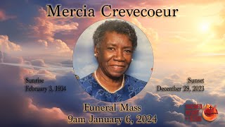 Mercia Crevecoeur Funeral Mass [upl. by Anola]