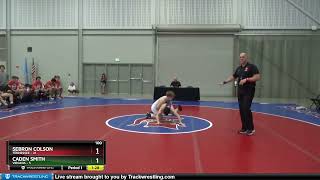 100 Lbs Quarterfinals 8 Team  Sebron Colson Tennessee Vs Caden Smith Virginia 82ab [upl. by Shama591]