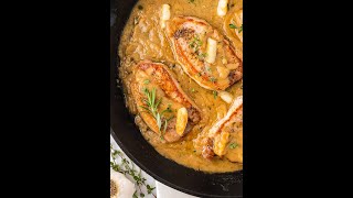 Pan Seared Pork Chops With Gravy [upl. by Akemeuwkuhc]