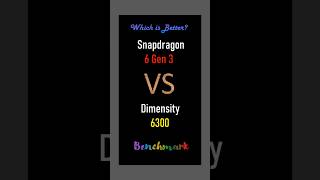 Dimensity 6300 VS Snapdragon 6 Gen 3  Best kaun  Snapdragon 6 Gen 3 VS Dimensity 6300  Shorts [upl. by Iadahs]