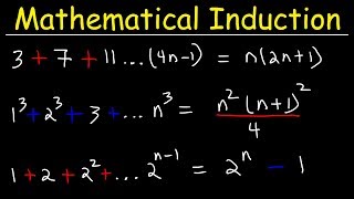 Mathematical Induction Practice Problems [upl. by Docia]