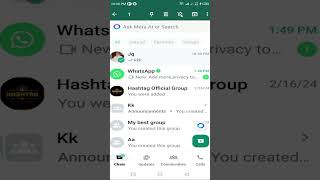 see muted chats on whatsapp [upl. by Eisler]