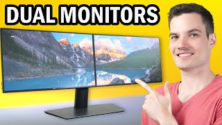 How to Setup Dual Monitors with Laptop or PC [upl. by Ahsataj]