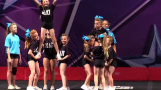 Galaxy Elite Magic Stars Mini1  Future Cheer Nationals 2014 [upl. by Nevada]