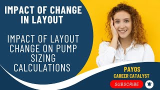 Impact Of Layout Change On Pump Sizing  NPSH Calculation  Pressure Drop Calculation  Pump Curves [upl. by Novi773]