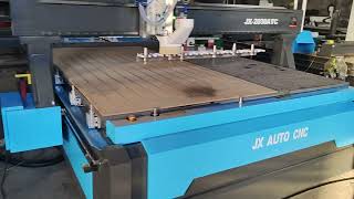 JX2030gantry install with tools automatic tool change show [upl. by Yrrag]