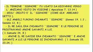 PARTE 1  Colui che è che era e che viene è Yehovah Dio Padre  non Gesù  Trinità falsa  mormoni [upl. by Inad]