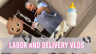 LABOR AND DELIVERY VLOG INDUCED AT 40 WEEKS [upl. by Etnovaj]