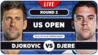 DJOKOVIC vs DJERE • US Open 2024 • LIVE Tennis Talk Watchalong [upl. by Skyler934]