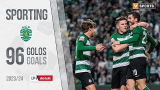 Sporting Os 96 golos na Liga 202324 [upl. by Trever392]